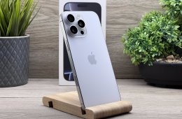 iPhone 16 Pro Max White Titanium 256GB 2 ÉV Garanciával Számlával