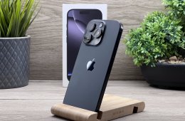 iPhone 16 Pro Black Titanium 128GB 2 ÉV Garanciával Számlával
