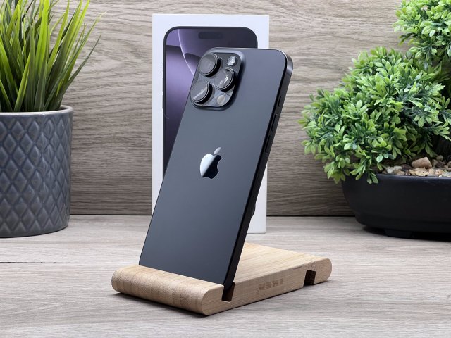 iPhone 16 Pro Max Black Titanium 256GB 2 ÉV Garanciával Számlával