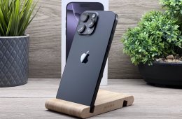 iPhone 16 Pro Max Black Titanium 256GB 2 ÉV Garanciával Számlával