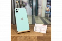 Apple iPhone 11 -  64GB - Zöld - Független - 100% Akku (53.)