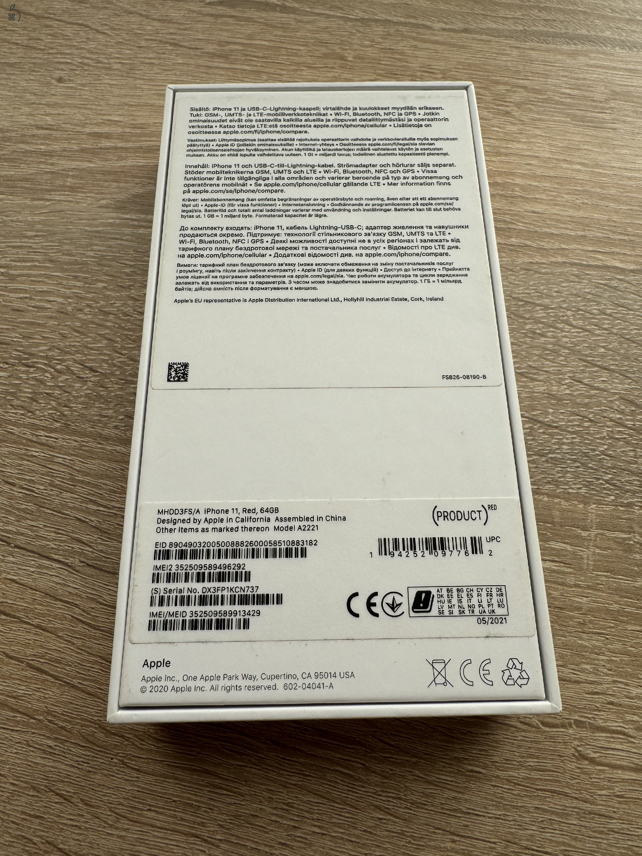 iPhone 11 RED 64Gb 