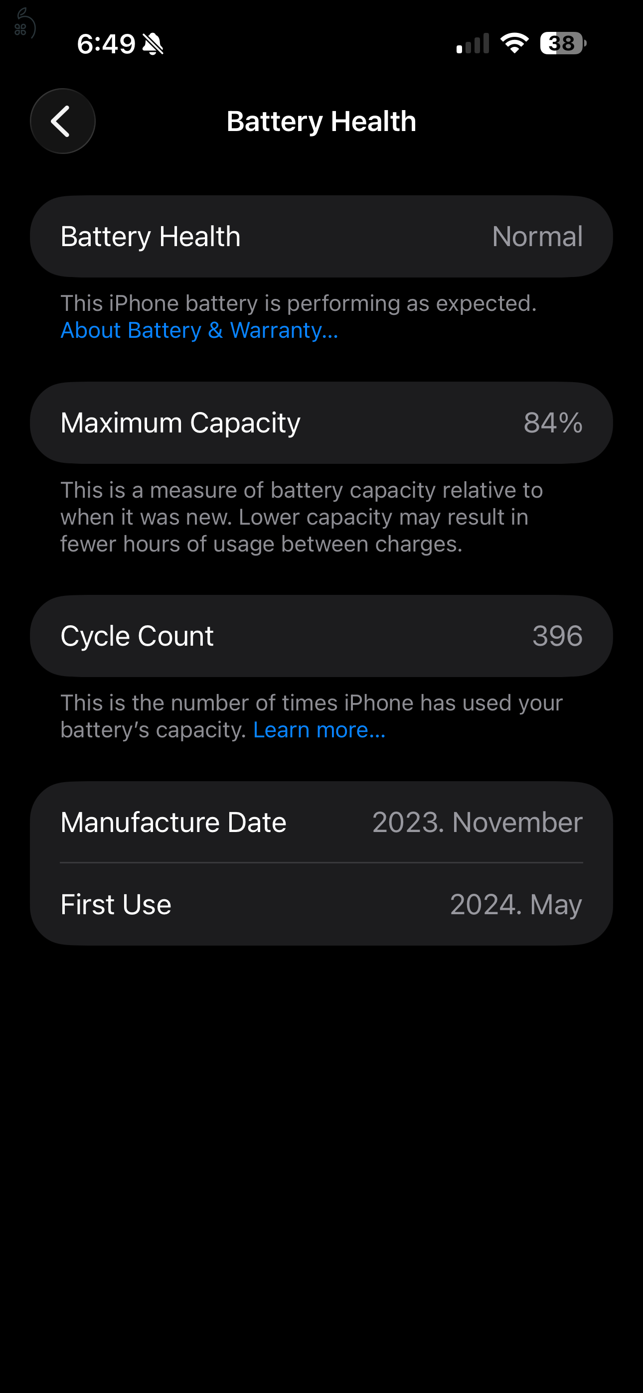 iPhone 15 Pro Max Black Titanium 256Gb
