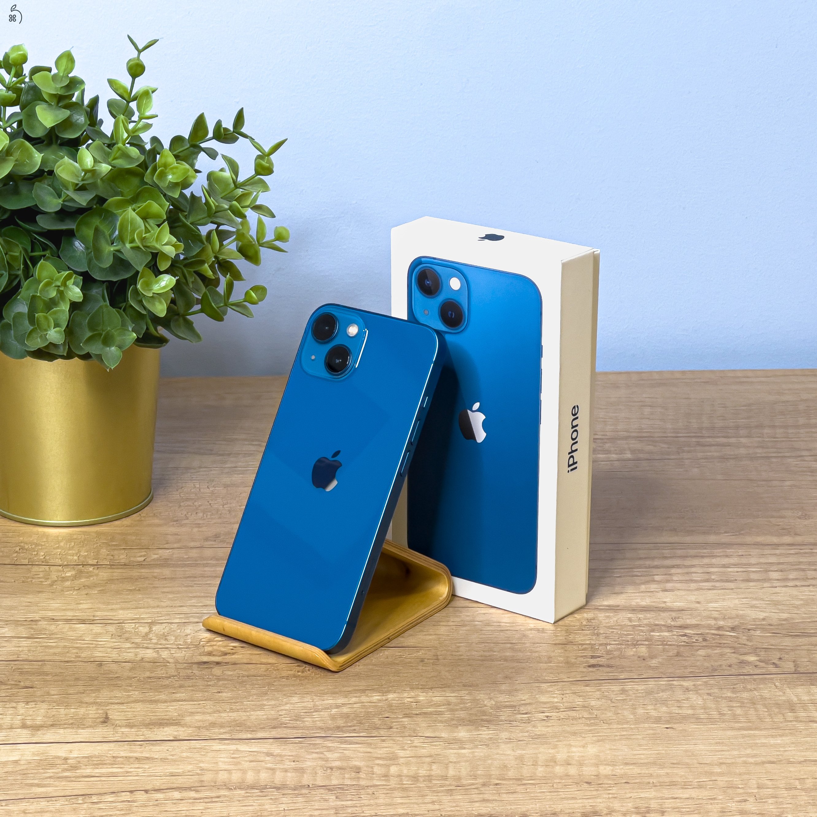 MacSzerez.com / iPhone 13 Mini / 128GB / Kék / Kártyafüggetlen / Garancia!