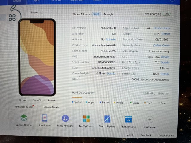 iPhone 13 Mini 128GB Új! Aktiválatlan!