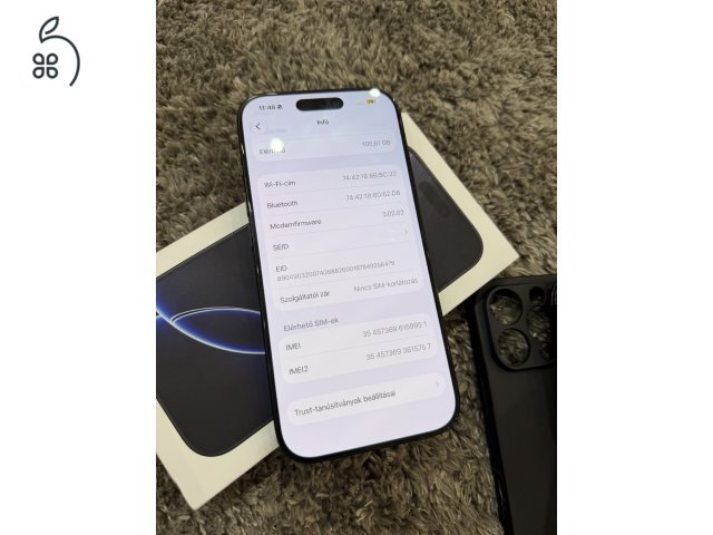 Iphone 16 pro garanciális