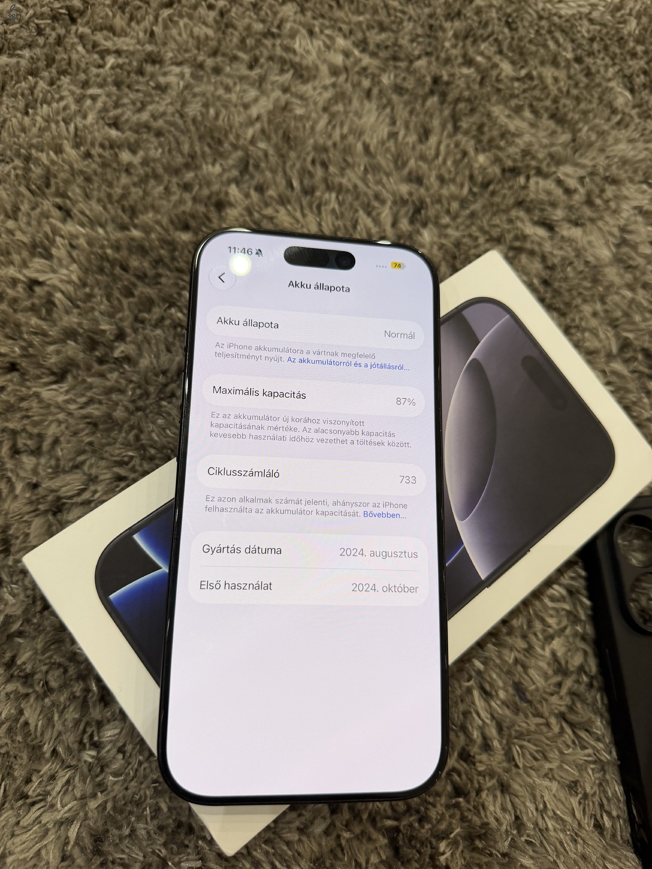 Iphone 16 pro garanciális