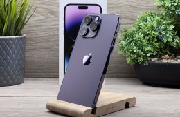 iPhone 14 Pro Max Deep Purple 256GB 2 ÉV Garanciával Számlával Aksi 100%