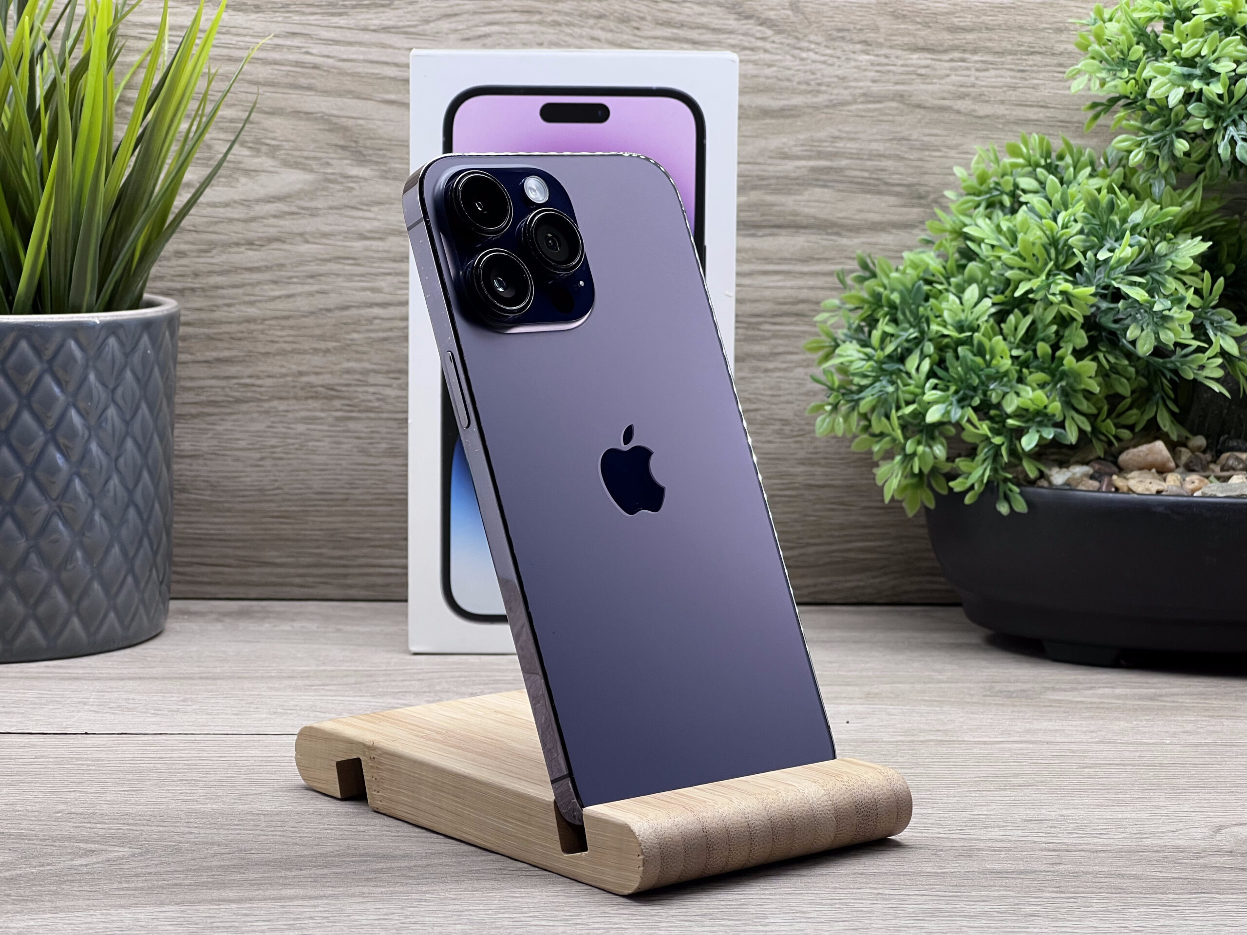 iPhone 14 Pro Max Deep Purple 256GB 2 ÉV Garanciával Számlával Aksi 100%