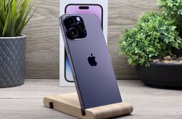 iPhone 14 Pro Max Deep Purple 256GB 2 ÉV Garanciával Számlával Aksi 100%