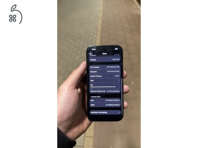 Iphone 16 Pro 512GB 88% Black Titanium Neverlocked
