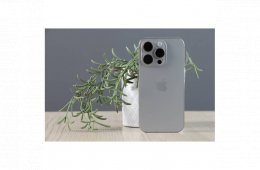 Használt Apple iPhone 15 Pro 256GB Natural Titan A US-8695