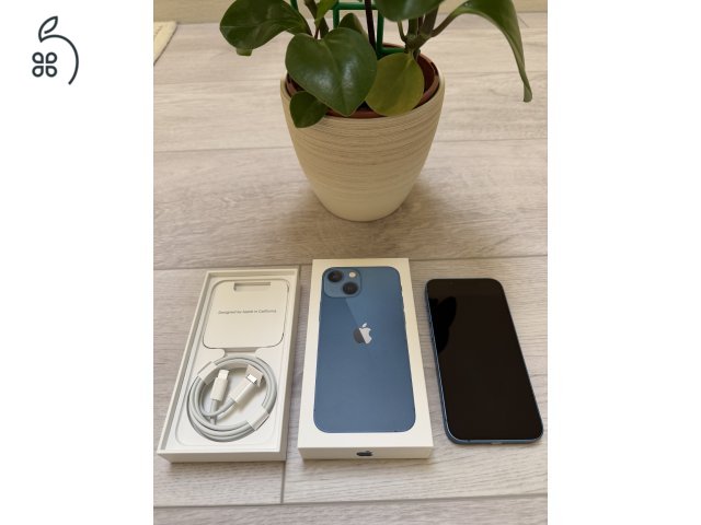 Eladó kék Apple iPhone 13 mini 128 GB – független, megkímélt állapotban