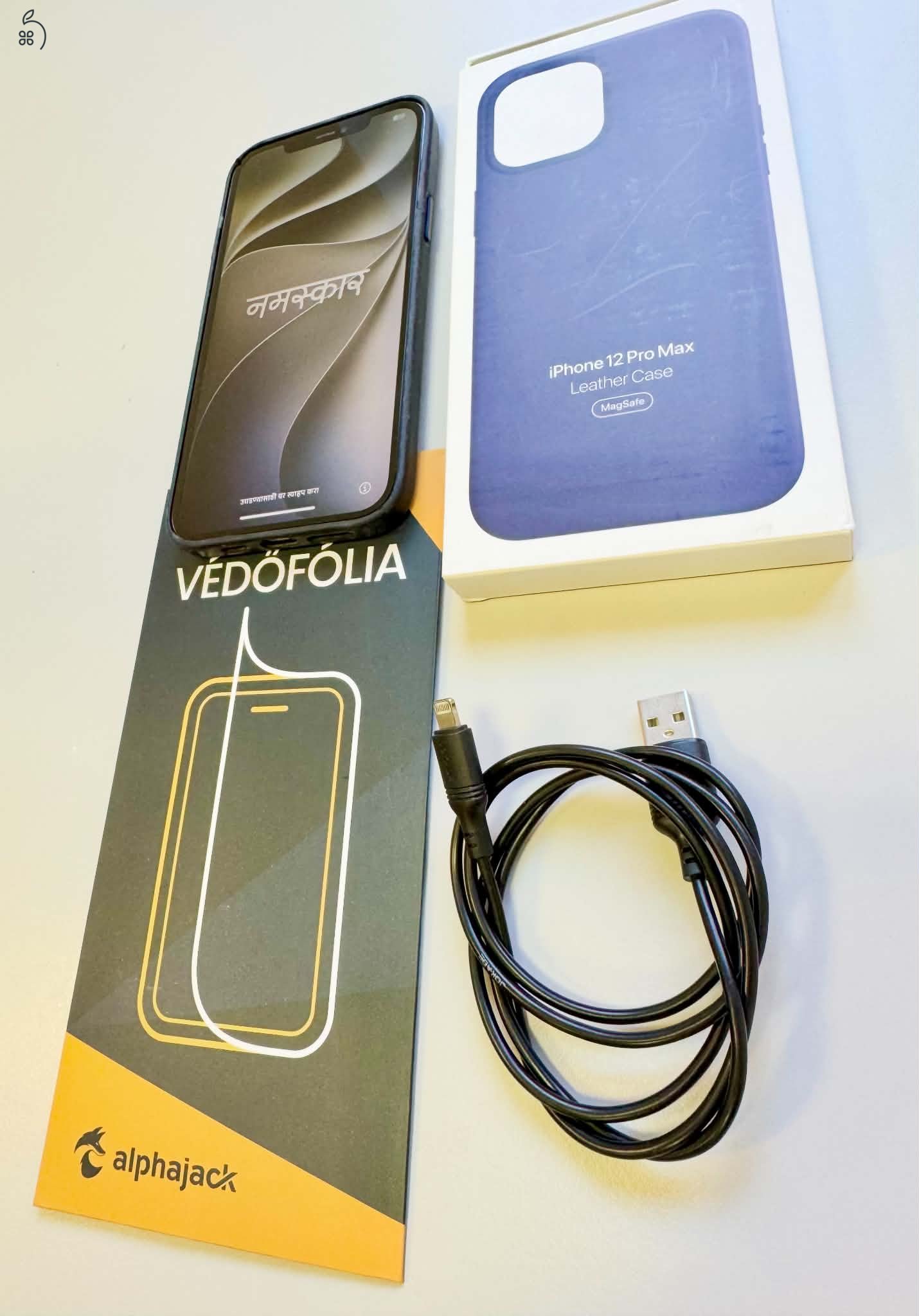 iPhone 12 Pro Max 128 GB Pacific Blue kiválló állapotban