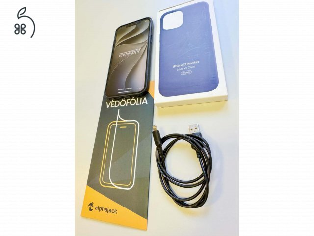 iPhone 12 Pro Max 128 GB Pacific Blue kiválló állapotban