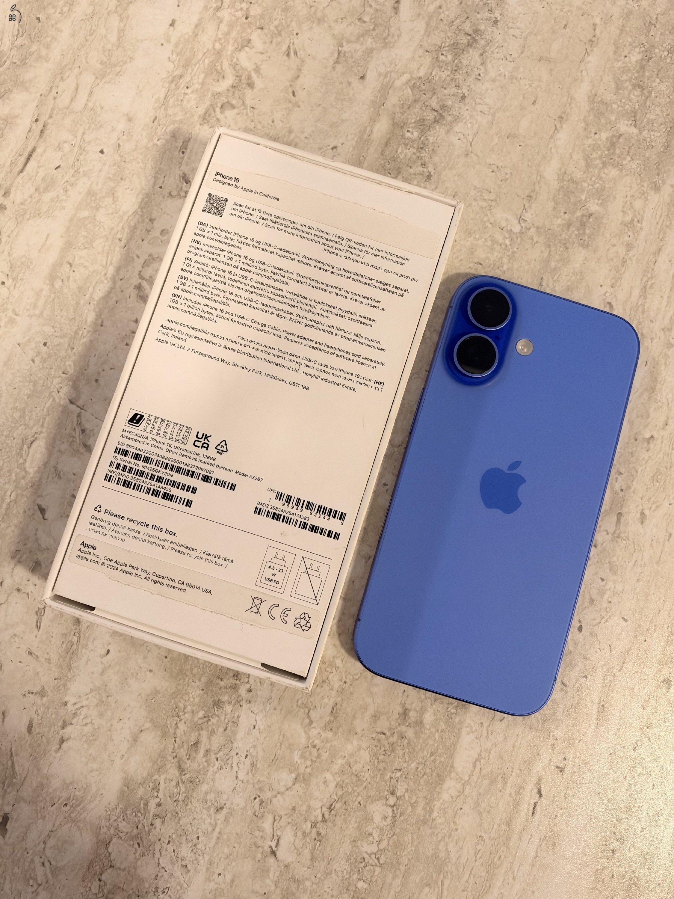 iPhone 16 128gb kártyafüggetlen