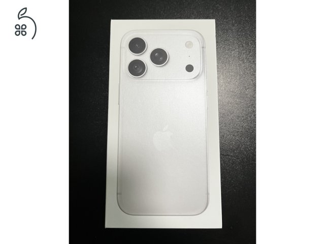 Eladó bontatlan iPhone 18 Pro 1 TB ezüst 