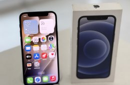 iPhone 12 Mini Fekete 128GB Yettel/1 hónap gar./Akku 100%/p5069