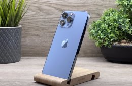 iPhone 13 Pro Max Sierra Blue 128GB 2 ÉV Garanciával Számlával Aksi 100%