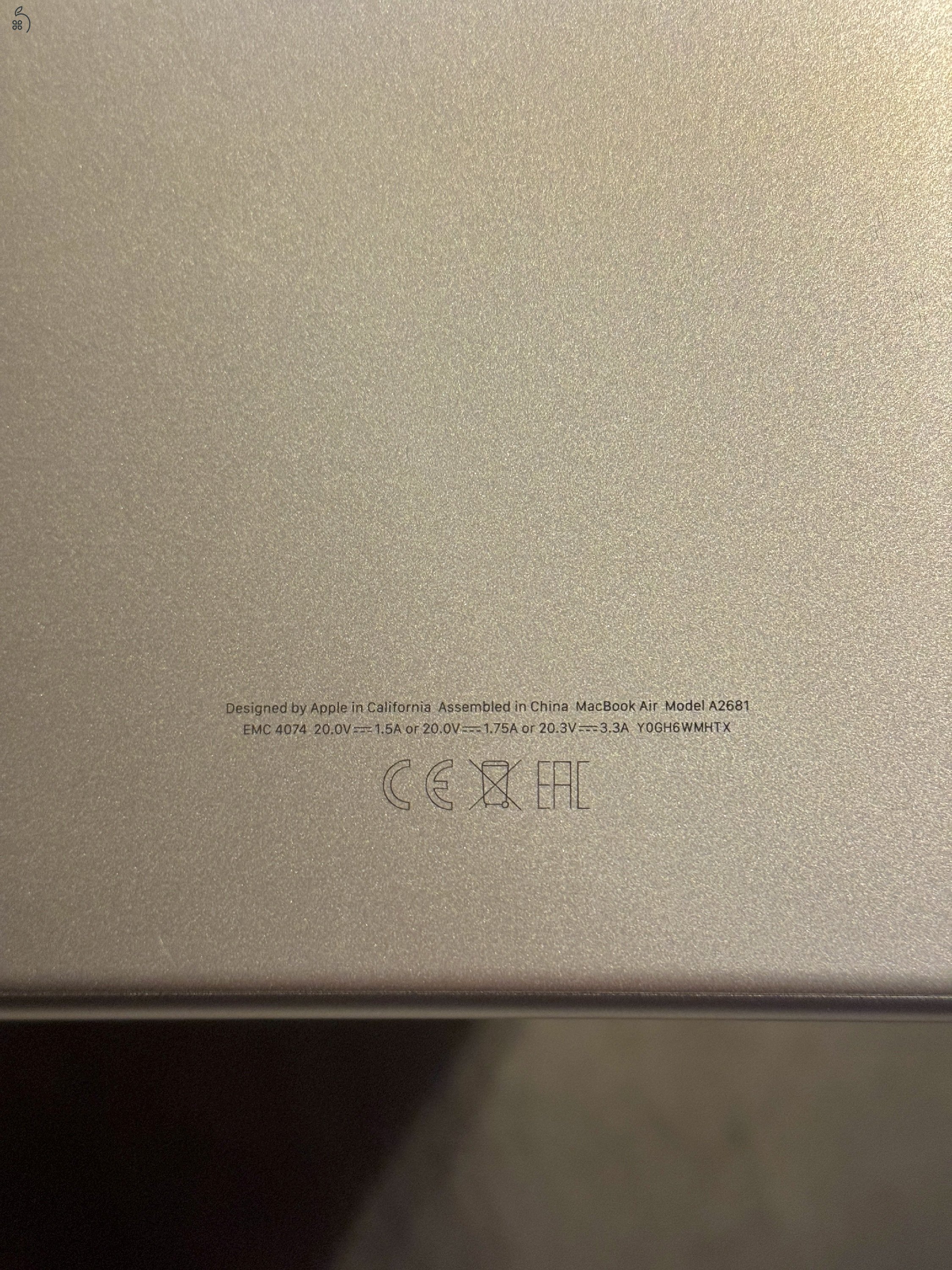 M2 Starlight 8GB RAM 256GB SSD MacBook Air 13,6