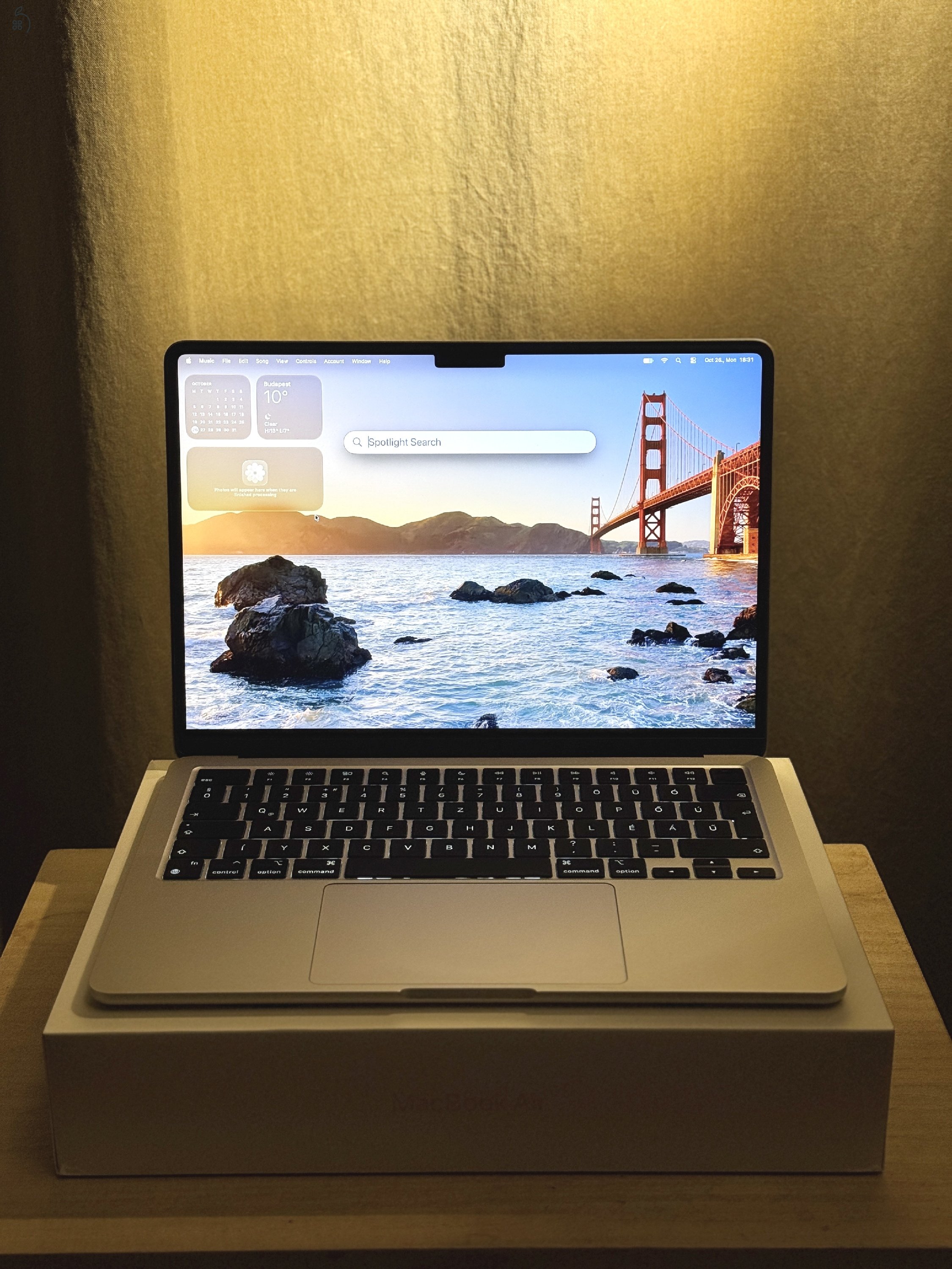 M2 Starlight 8GB RAM 256GB SSD MacBook Air 13,6