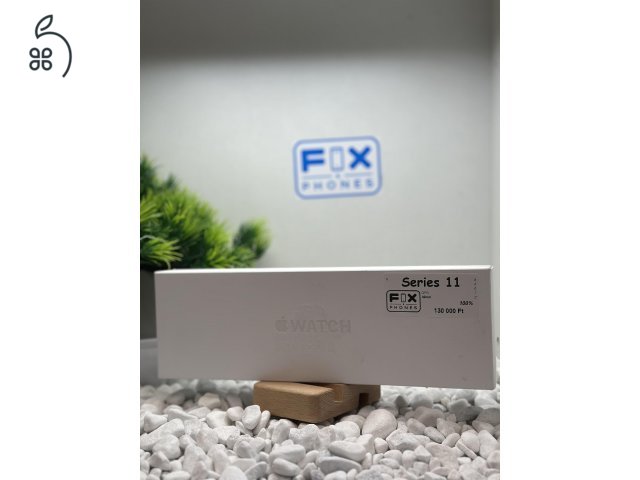 Series 11 42mm GPS 100% akkumulátor Új, Bontatlan állapot