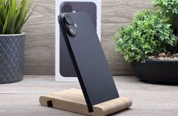 Hibátlan iPhone 16 Plus Black 128GB 2 ÉV Garanciával Számlával