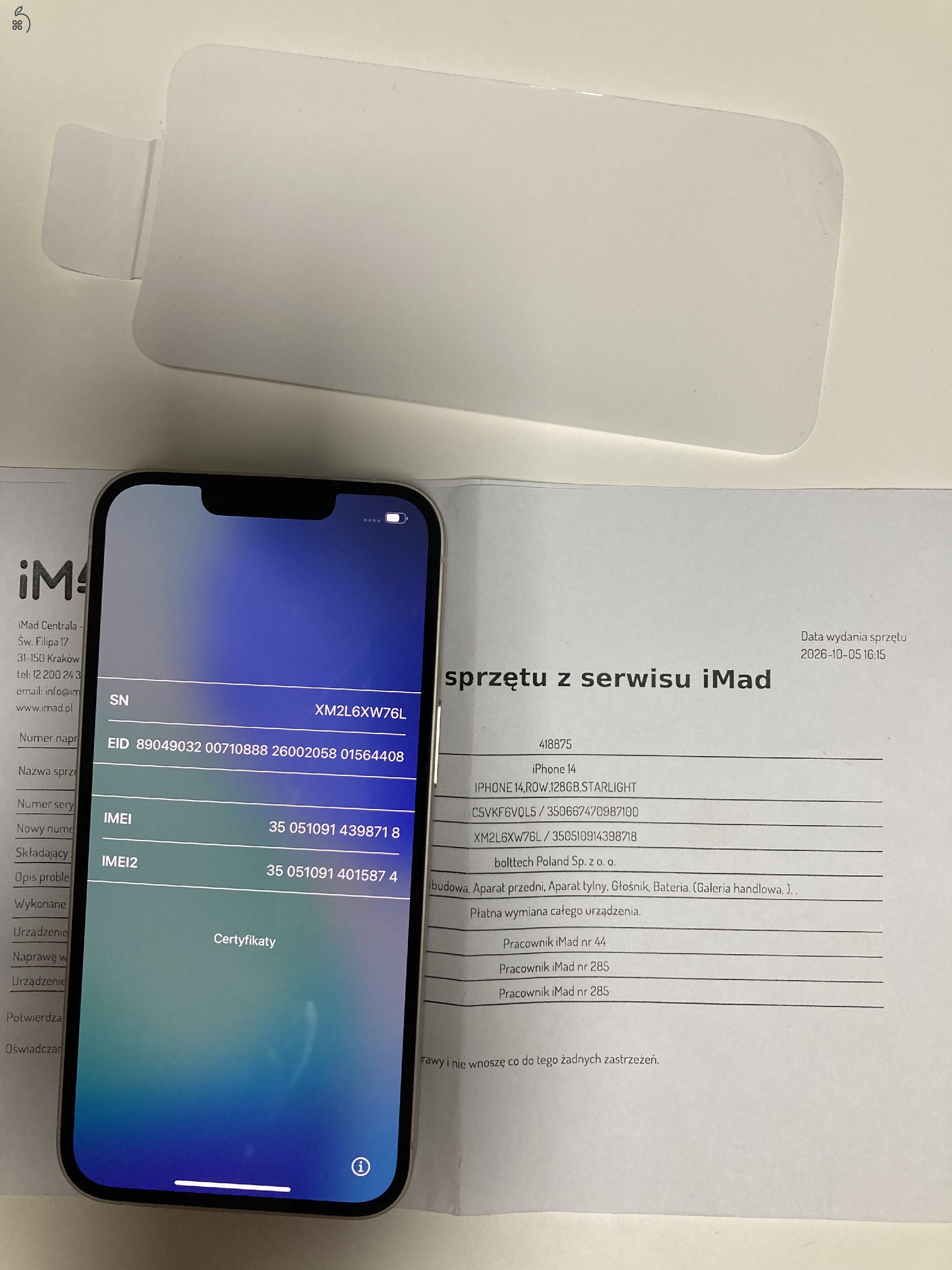 iPhone 14 128GB Új! Aktiválatlan!