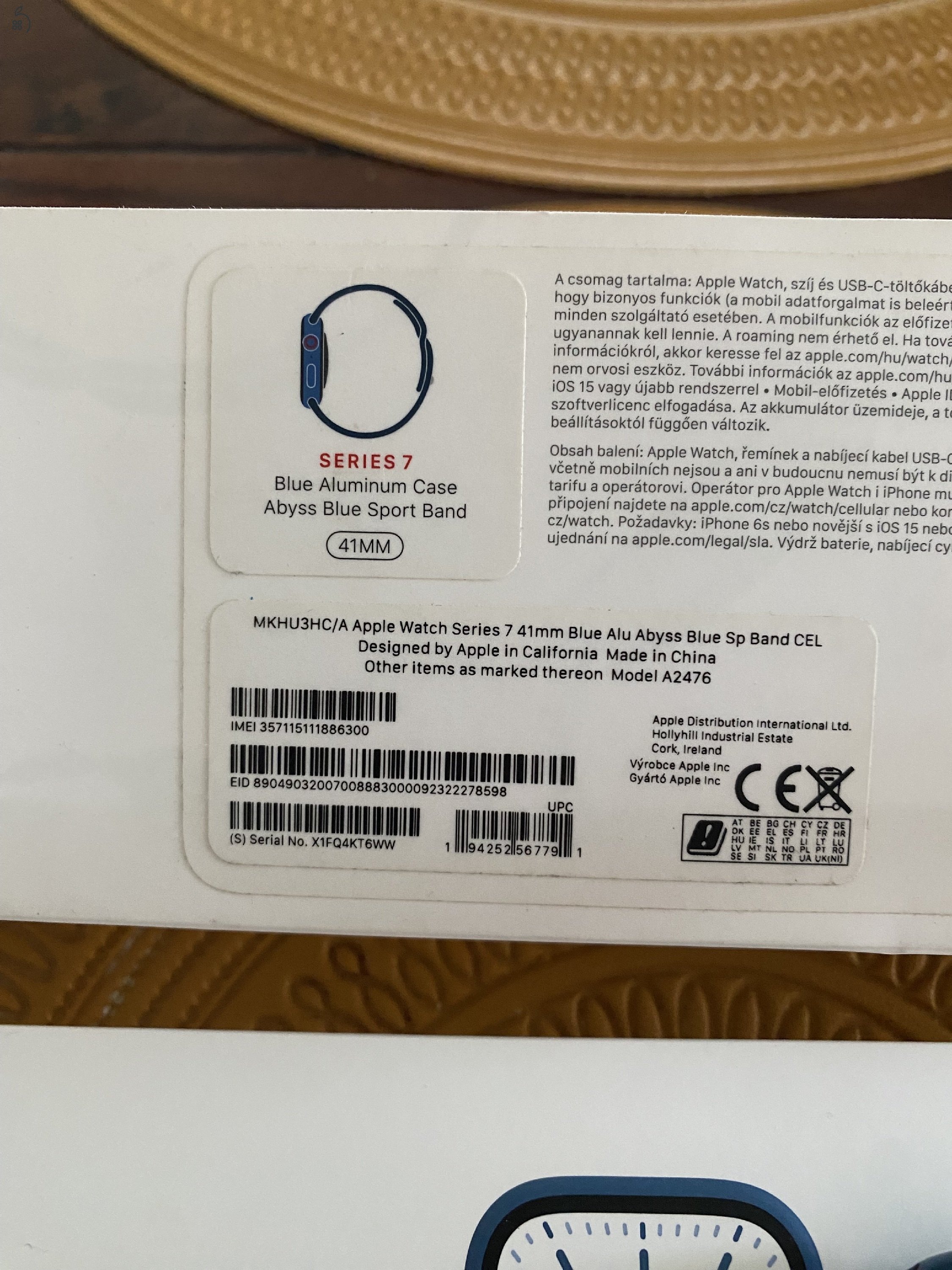 Apple Watch Series 7 Cellular, 41mm