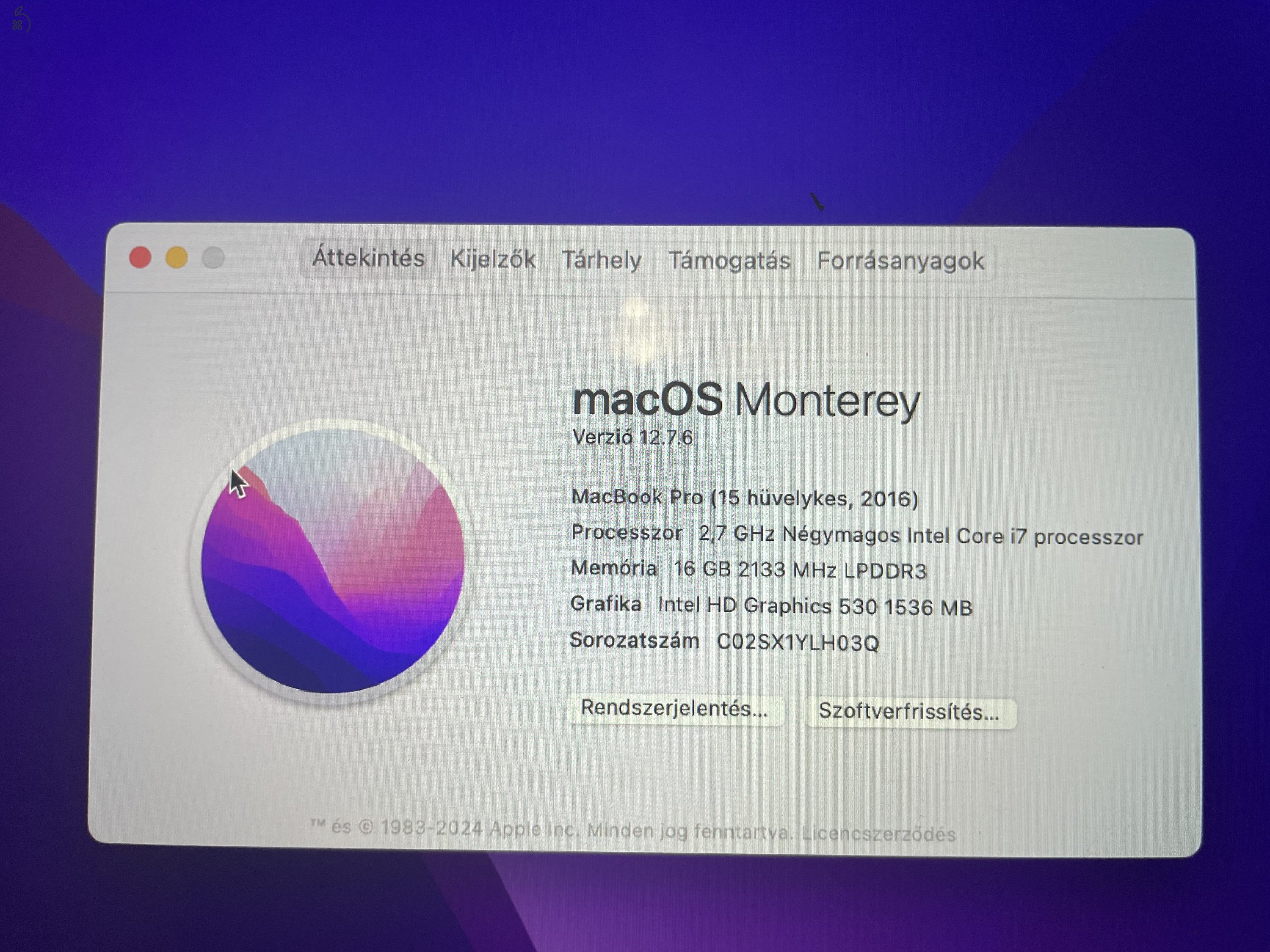MacBook Pro 2016 15