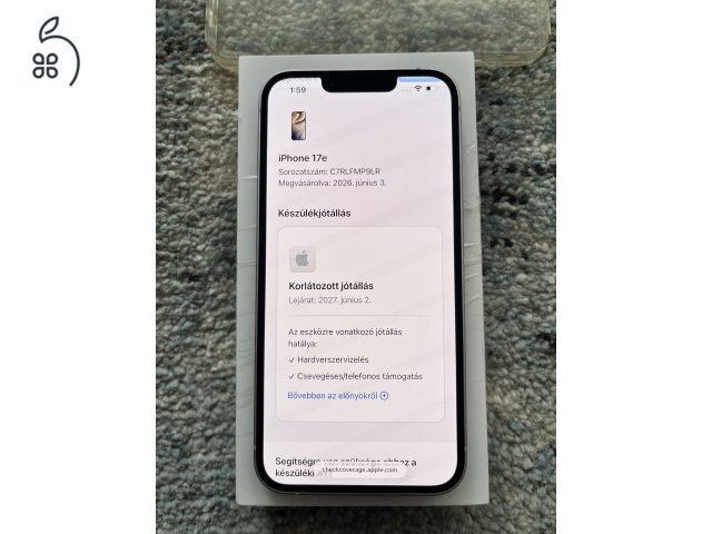 iPhone 17e 256GB Karcmentes!