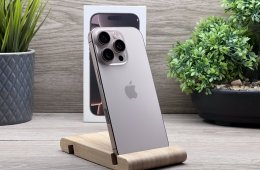 Hibátlan iPhone 16 Pro Desert Titanium 128GB 2 ÉV Garanciával Számlával