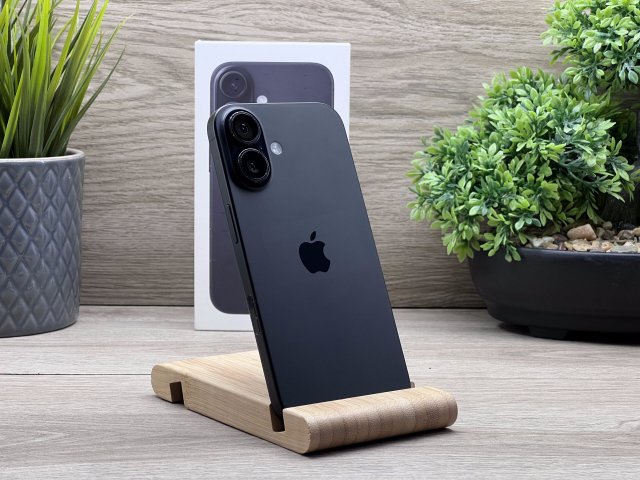 iPhone 16 Black 256GB 2 ÉV Garanciával Számlával