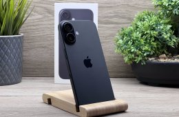 iPhone 16 Black 256GB 2 ÉV Garanciával Számlával