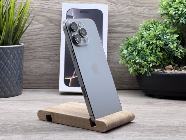 iPhone 16 Pro Max Natural Titanium 256GB 2 ÉV Garanciával Számlával