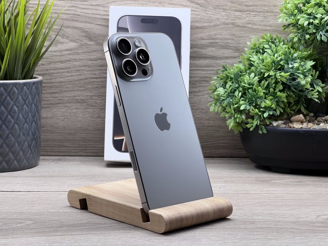iPhone 16 Pro Max Natural Titanium 256GB 2 ÉV Garanciával Számlával