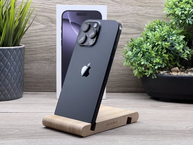 Hibátlan iPhone 16 Pro Max Black Titanium 512GB 2 ÉV Garanciával Számlával