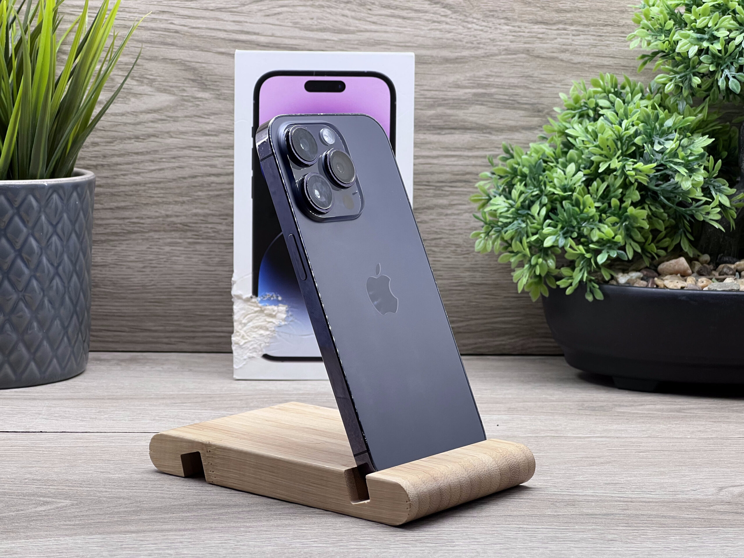iPhone 14 Pro Deep Purple 128GB 2 ÉV Garanciával Számlával Aksi 100%