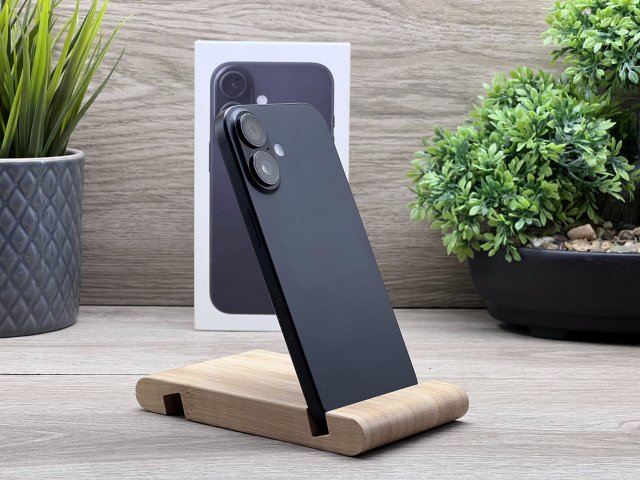 iPhone 16 Black 128GB 2 ÉV Garanciával Számlával