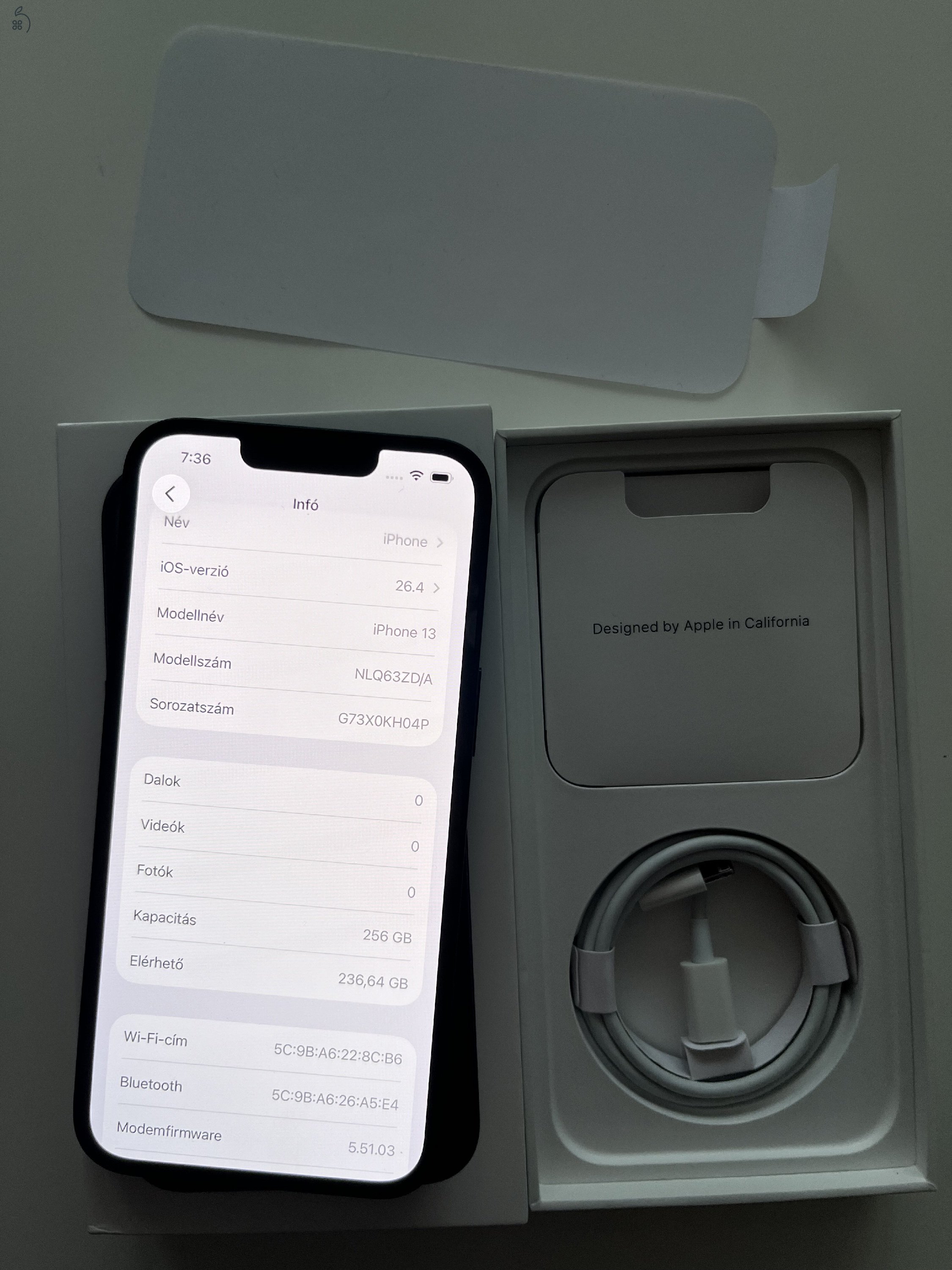 iPhone 13 256GB Új!