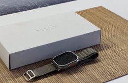 Hibátlan Apple Watch Ultra 2 Natural Titanium 49mm 2 ÉV Garanciával Számlával