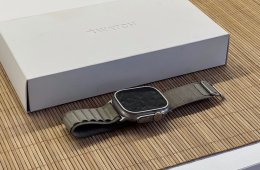 Hibátlan Apple Watch Ultra 2 Natural Titanium 49mm 2 ÉV Garanciával Számlával
