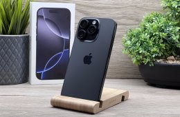 iPhone 16 Pro Black Titanium 128GB 2 ÉV Garanciával