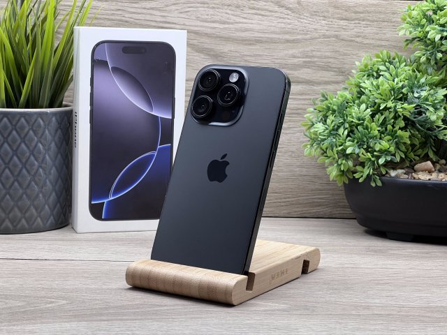 iPhone 16 Pro Black Titanium 128GB 2 ÉV Garanciával