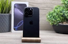 iPhone 16 Pro Black Titanium 128GB 2 ÉV Garanciával