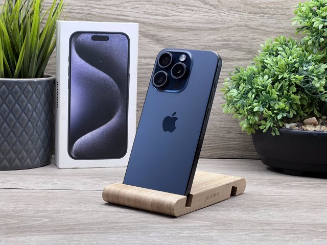 iPhone 15 Pro Blue 256GB 2 ÉV Garanciával 100%