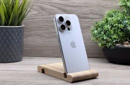 iPhone 15 Pro White White Titanium 256GB 2 ÉV Garanciával 90%