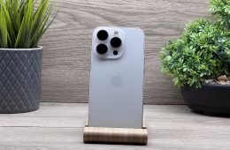 iPhone 15 Pro White White Titanium 256GB 2 ÉV Garanciával 90%