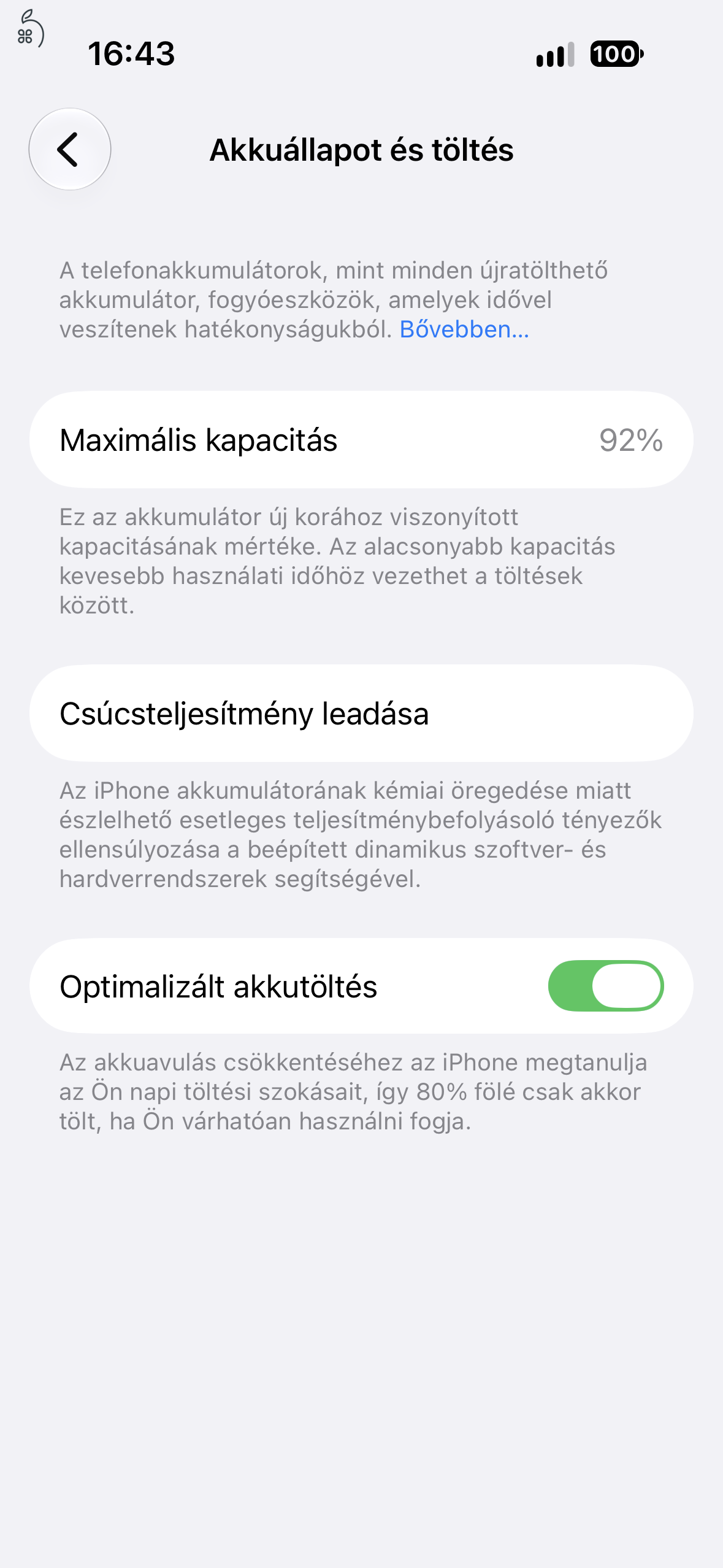 iPhone 14 Pro / 128 GB / fekete / 92 %-os akkumulátor / független