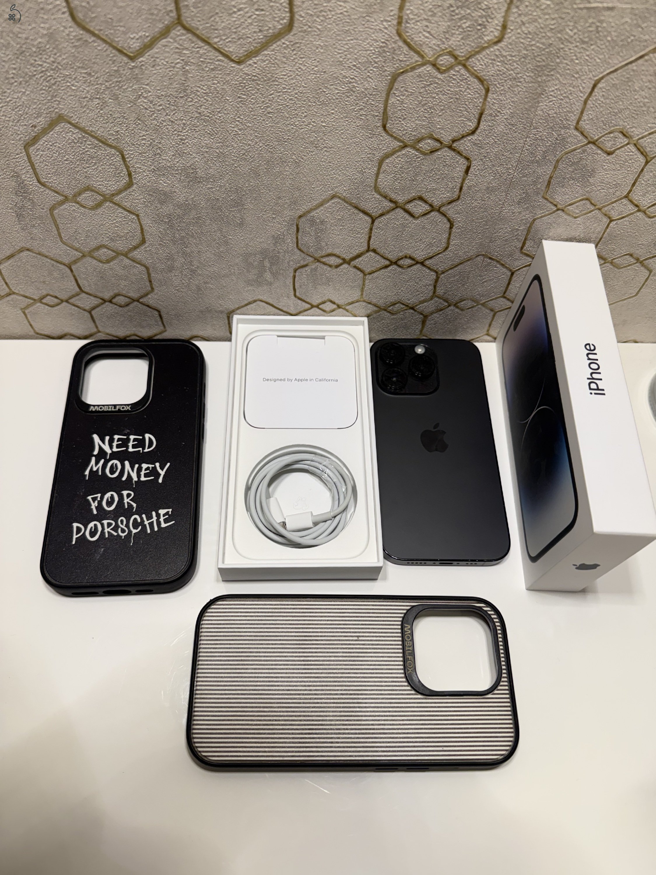 iPhone 14 Pro / 128 GB / fekete / 92 %-os akkumulátor / független